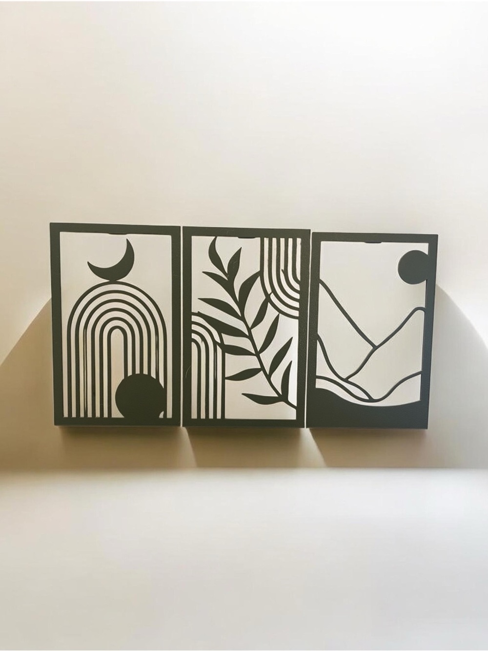 Sage Green 3 PC Abstract Wall Art
